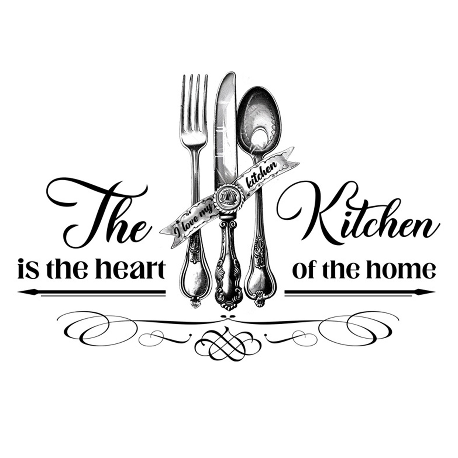 Celebrate your love for cooking with these decorative kitchen wall stickers