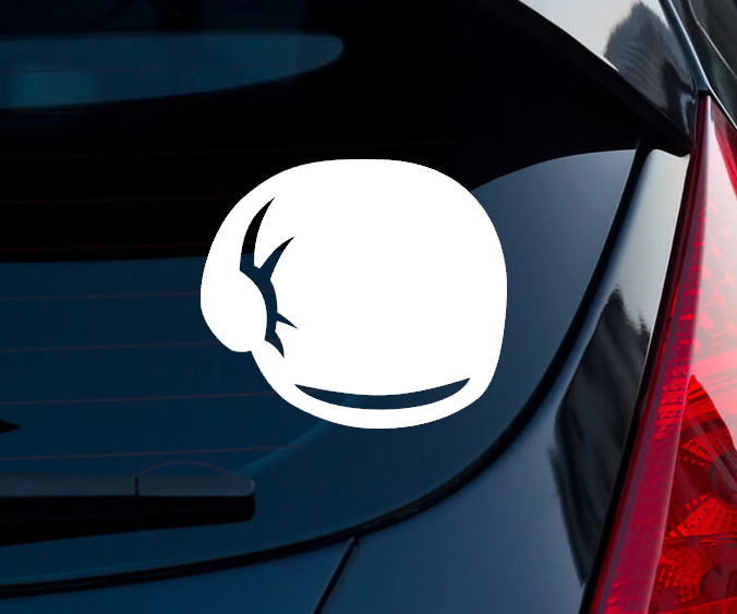 Punch Out Little Mac Super Smash Bros Indoor/Outdoor Matte White Decal 5.6"x4.9"