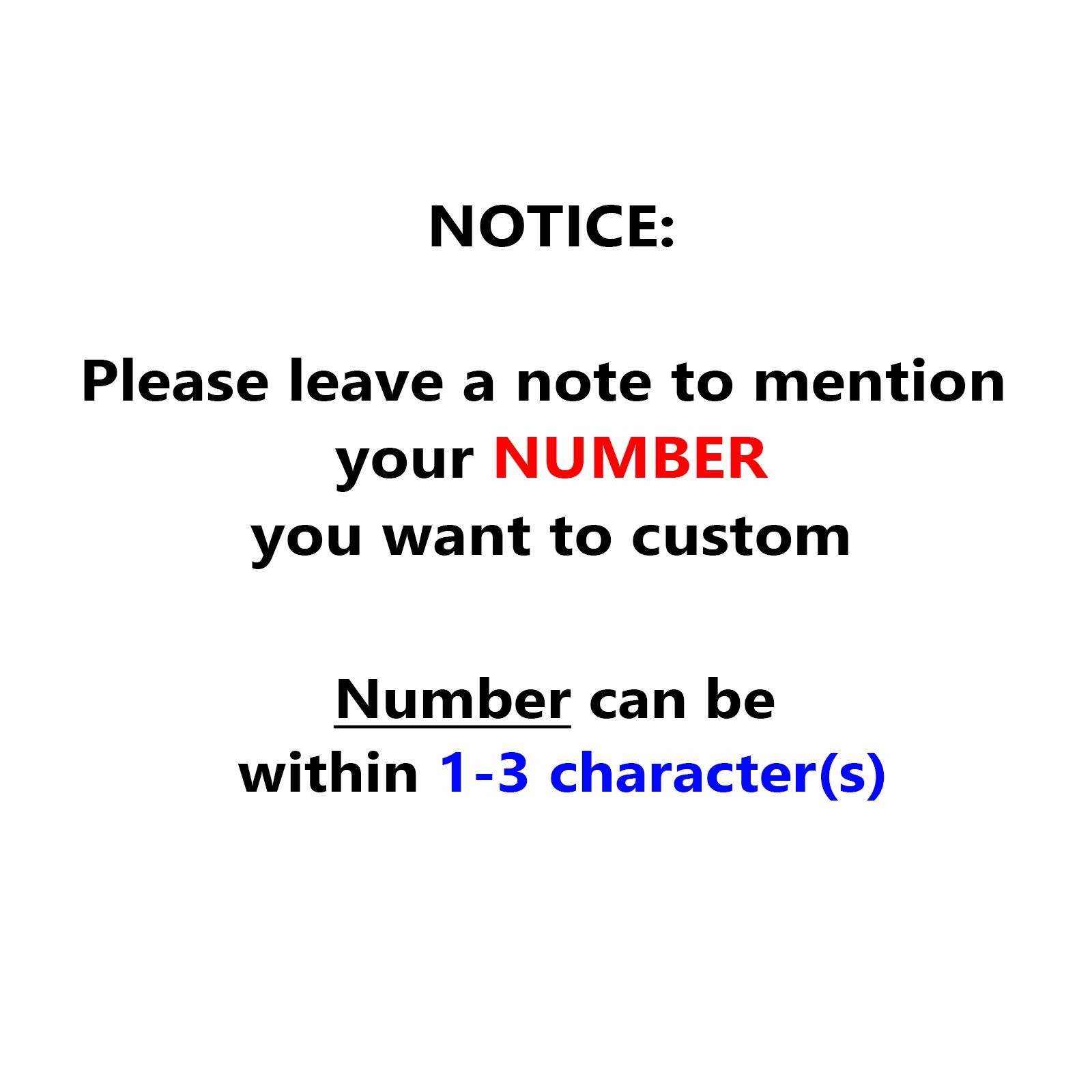 3x 3 Digit Custom Single Number Stickers Decal Locker Door Mailbox Pointedly Mad