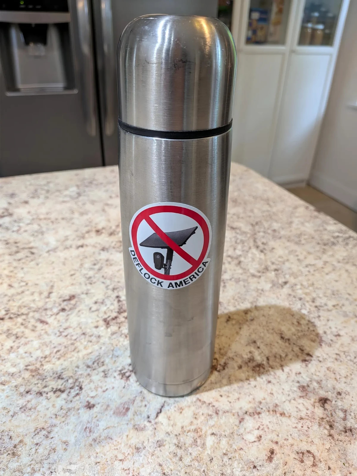 Anti-Flock Surveillance License Plate Camera Sticker Pack – Deflock America!