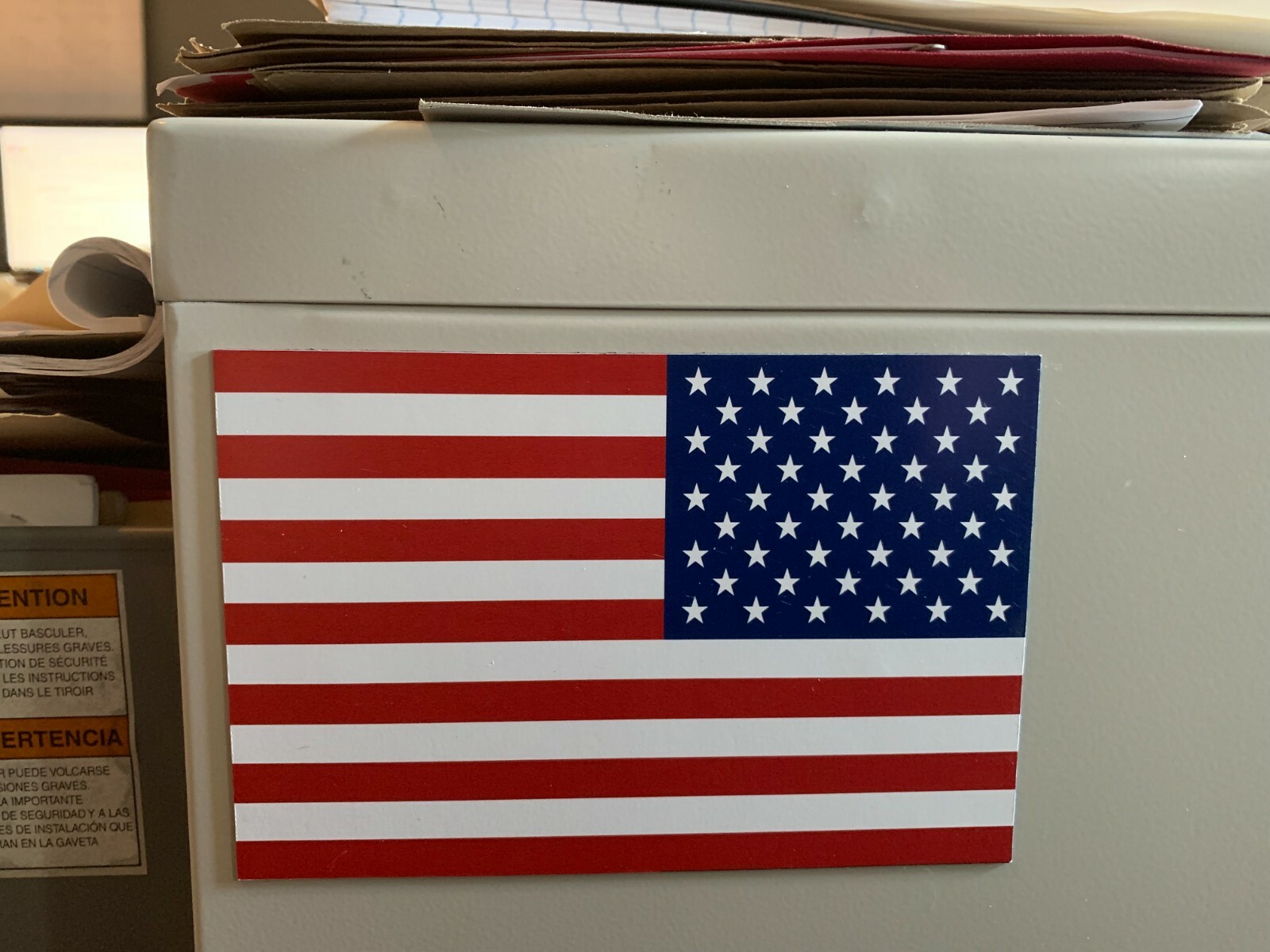american flag magnet reverse direction car magnet 4" x 6" car truck flag magnet