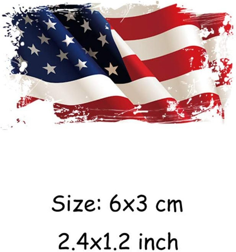 USA Heat Transfers Apppliques Flag Patches American Stickers Decals 10Pcs Patrio