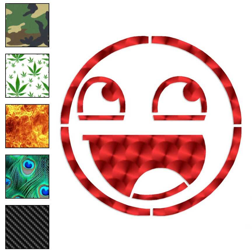 Awesome Face Anon, Vinyl Decal Sticker, 40 Patterns & 3 Sizes, #81