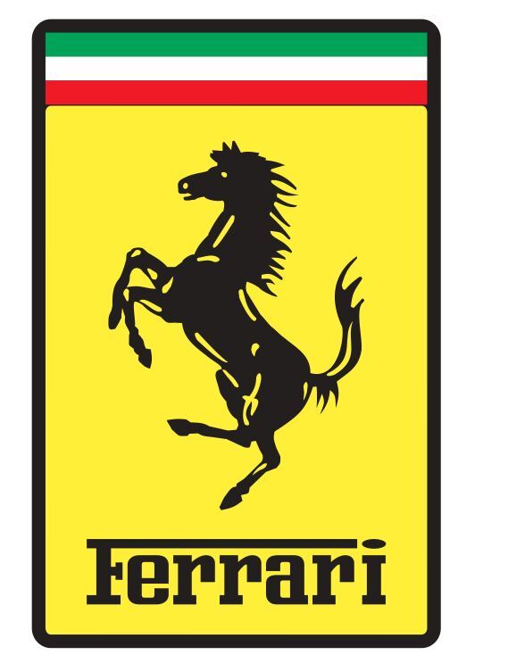 Ferrari Horse Sticker Decal R100
