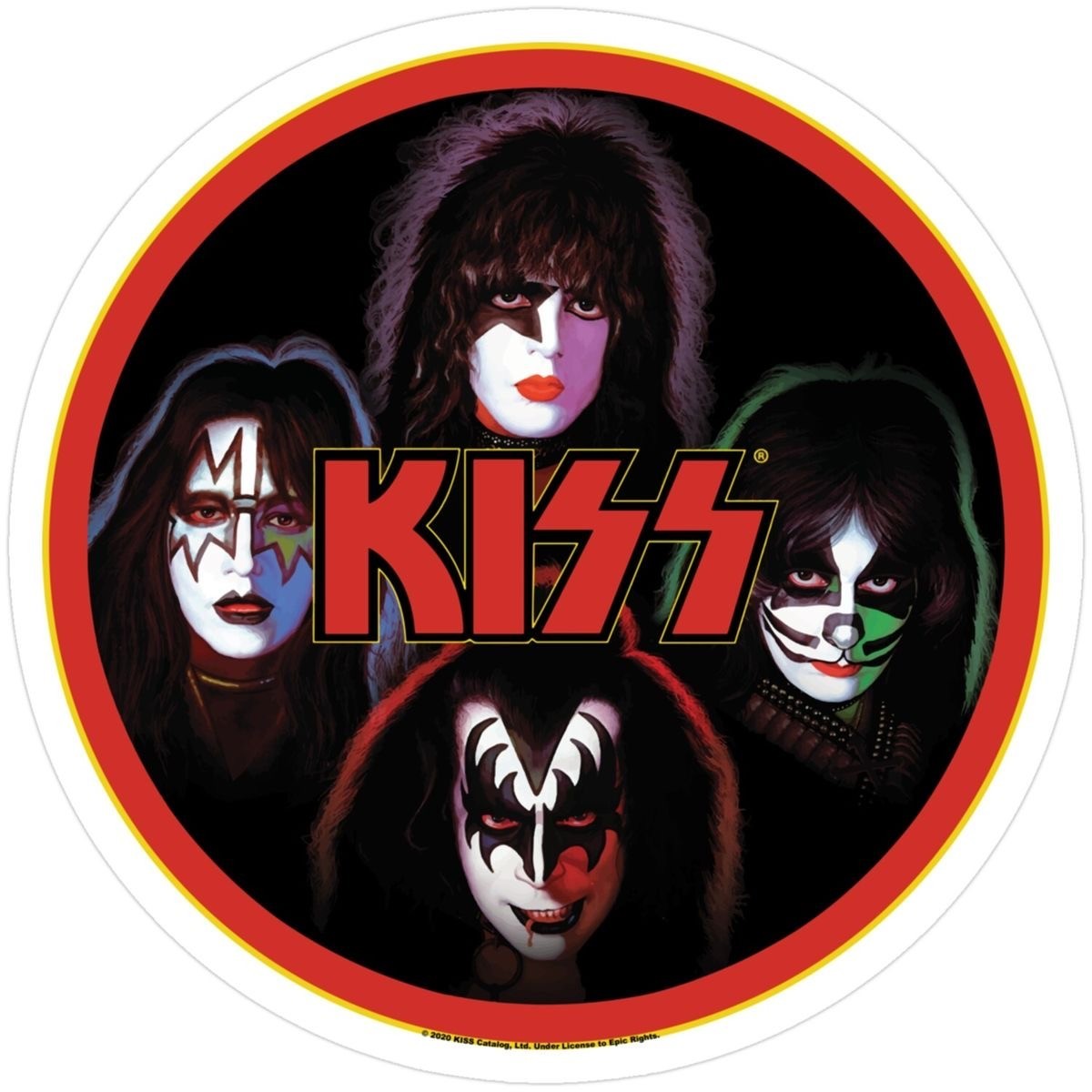 Kiss Decal Sticker Car Truck Wall Mirror Phone Tumbler Bumper Window