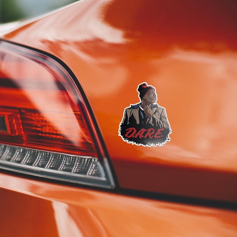 Tyrone Biggums D.A.R.E. Parody Funny Pop Culture Vinyl Sticker Decal Laptop