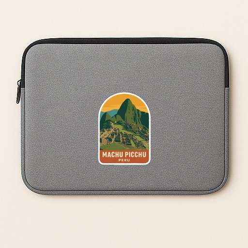 Machu Picchu Peru Iron On Heat Transfer Vinyl HTV Die-Cut Symbolic Landmark