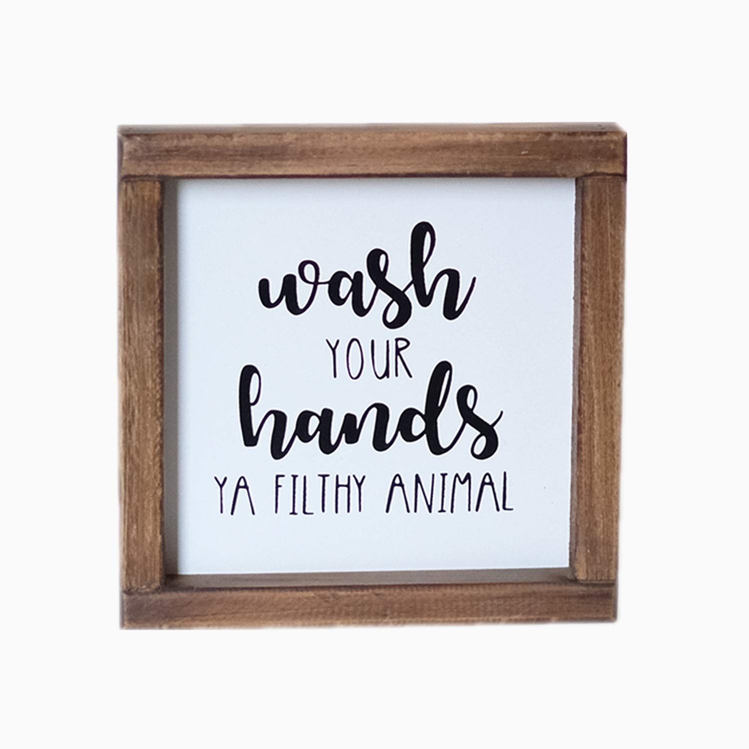 Lavender Inspired Wash Your Hands Ya Filthy Animal Sign-Funny Signs for Half …