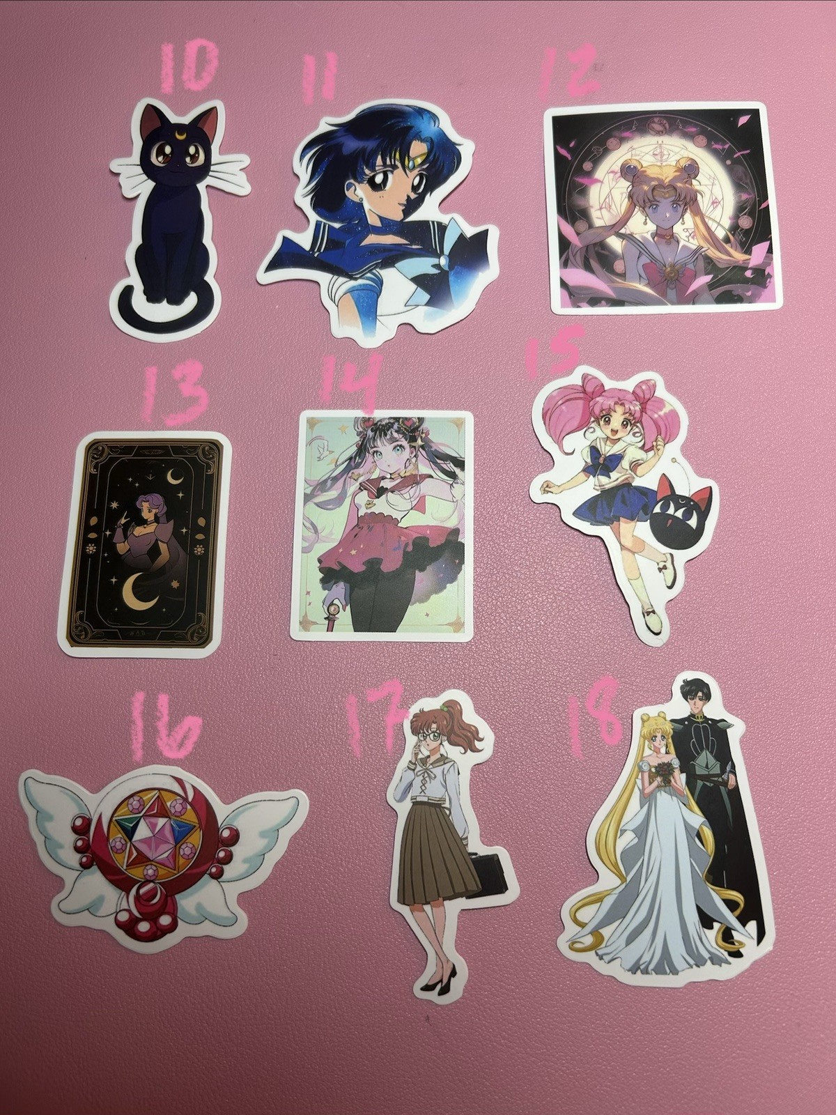 Sailor Moon Anime Stickers