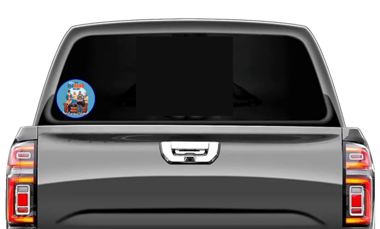 Big Bang Theory – 4" Vinyl Decal Handcrafted Laptop Decor Vehicle Cooler Tumbler