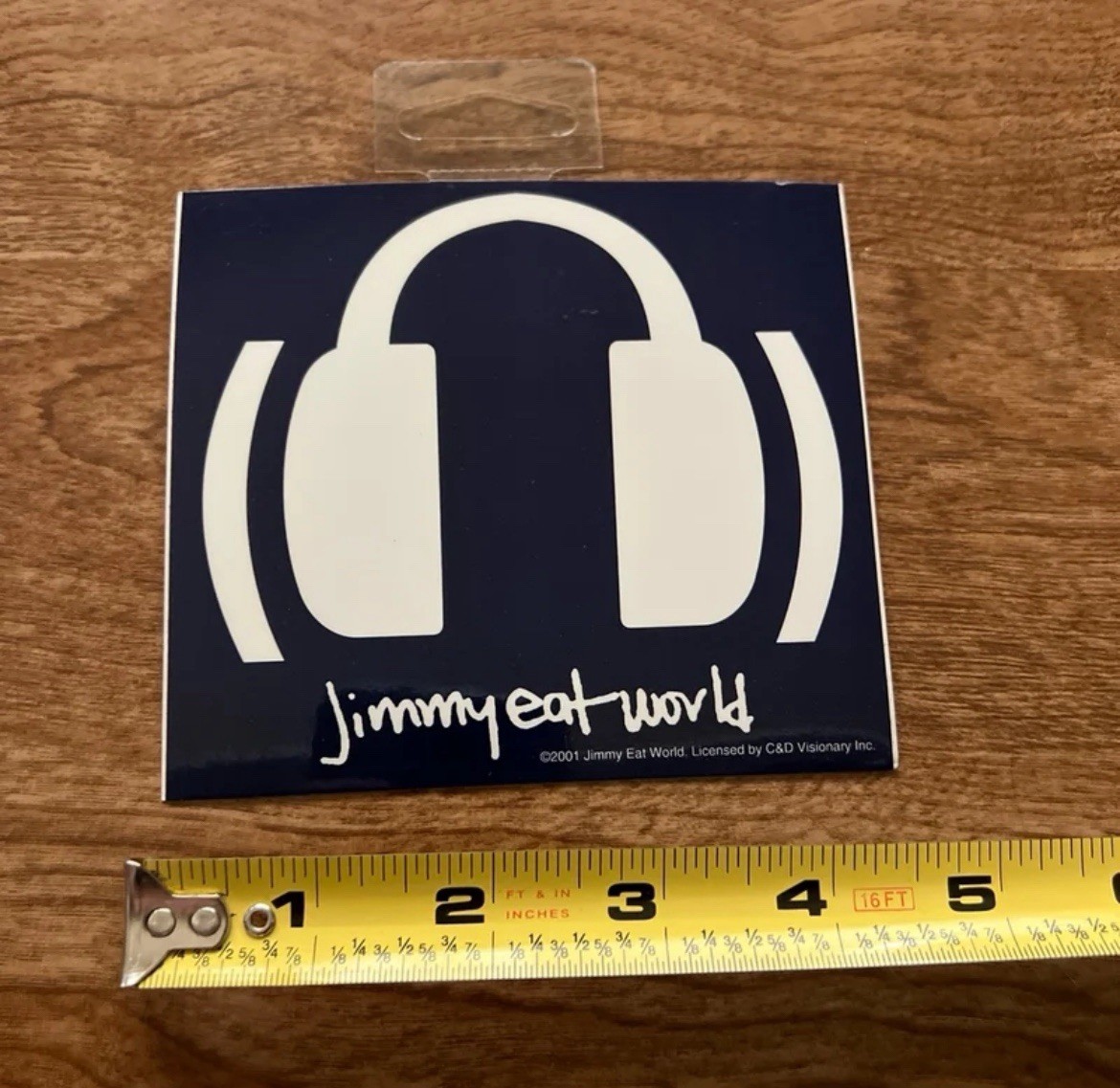 RARE 2001 Jimmy Eat World Original Sticker