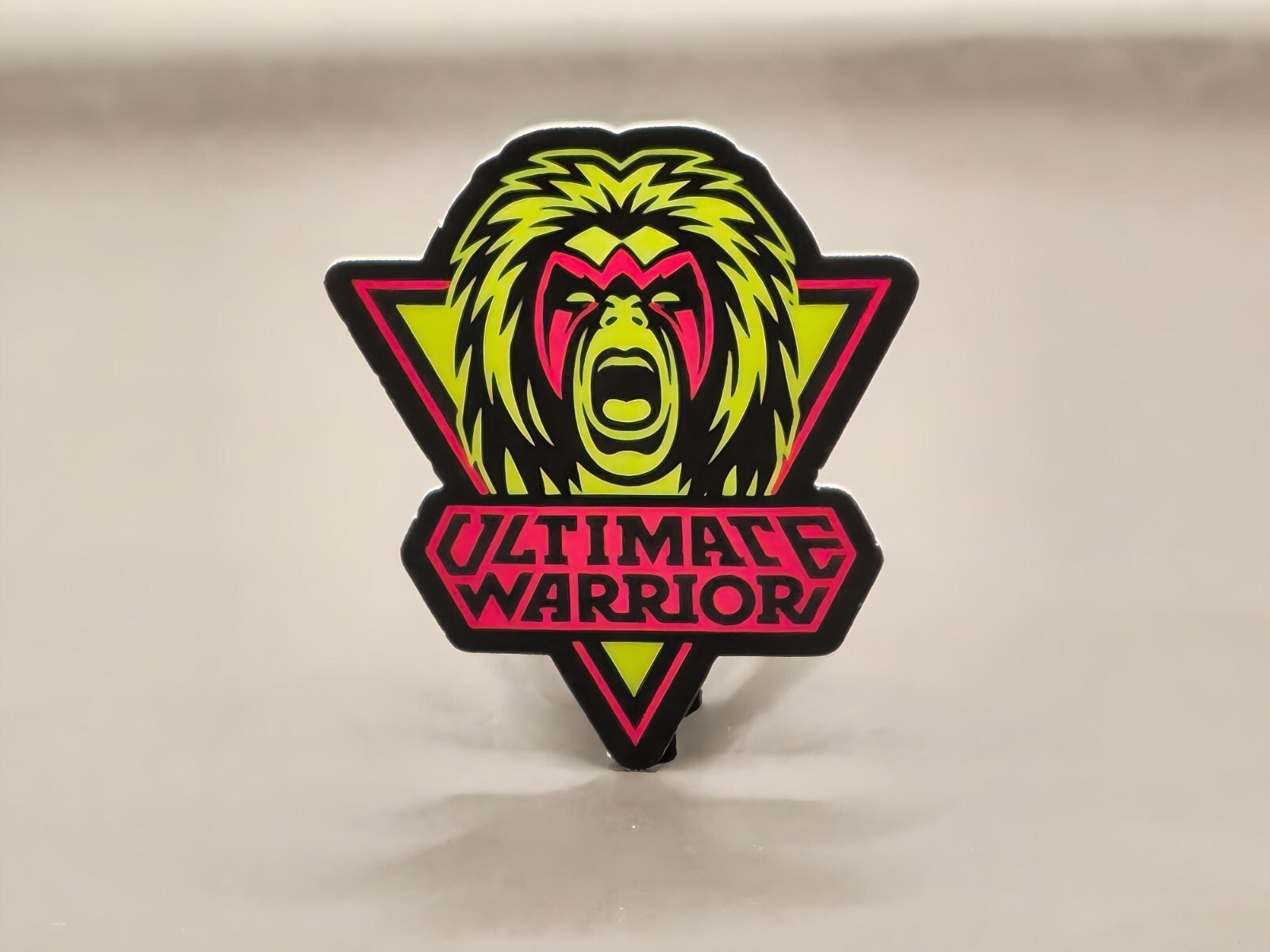 Ultimate Warrior Inspired Stickers WWE WWF Wrestling Mask Face Paint Decals