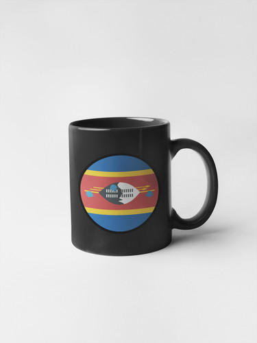 Eswatini Flag Circle Sticker Decal