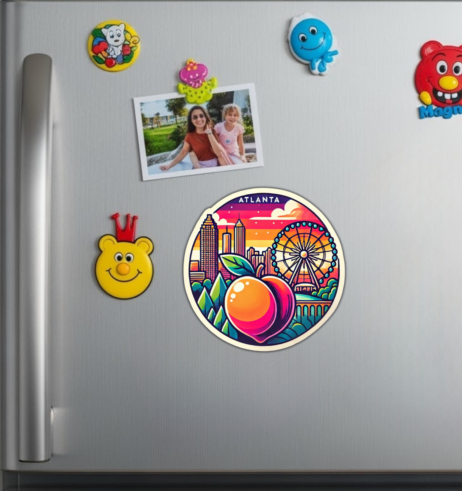 Atlanta Georgia Fridge Magnet or Laptop Sticker