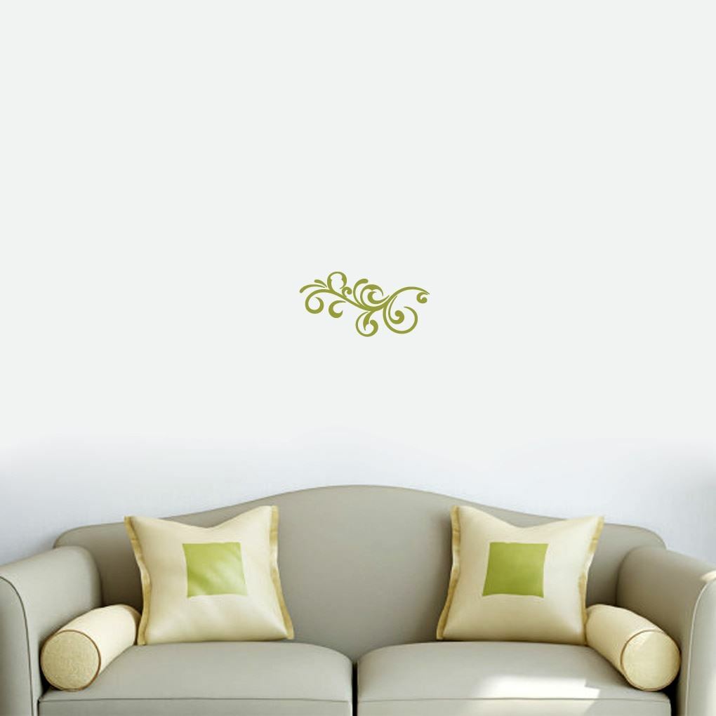 Decorative Scroll Flourish Wall Decal – Wall Accents, Shapes, Vinyl Wall Art