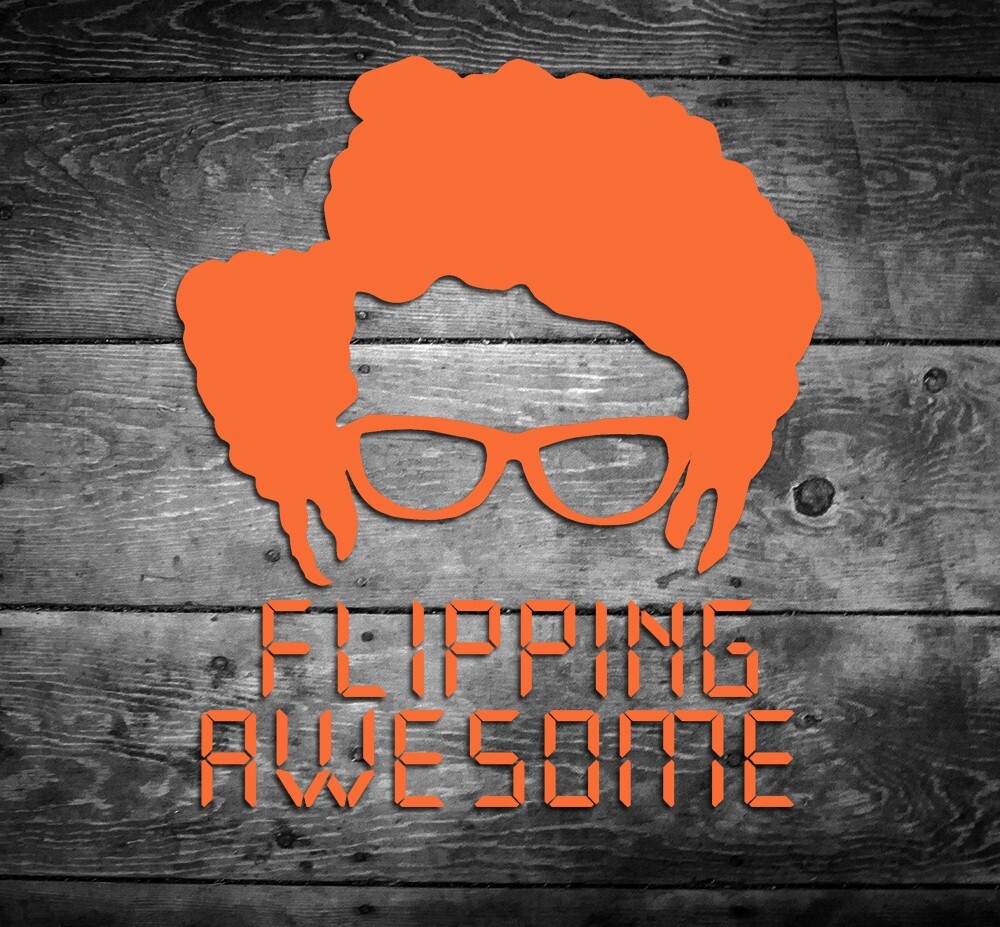 Flipping Awesome sticker Vinyl Moss IT Crowd