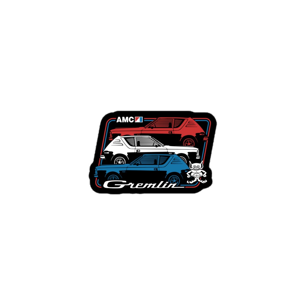 AMC Gremlin American Motors Retro Sticker – Bygone Brand