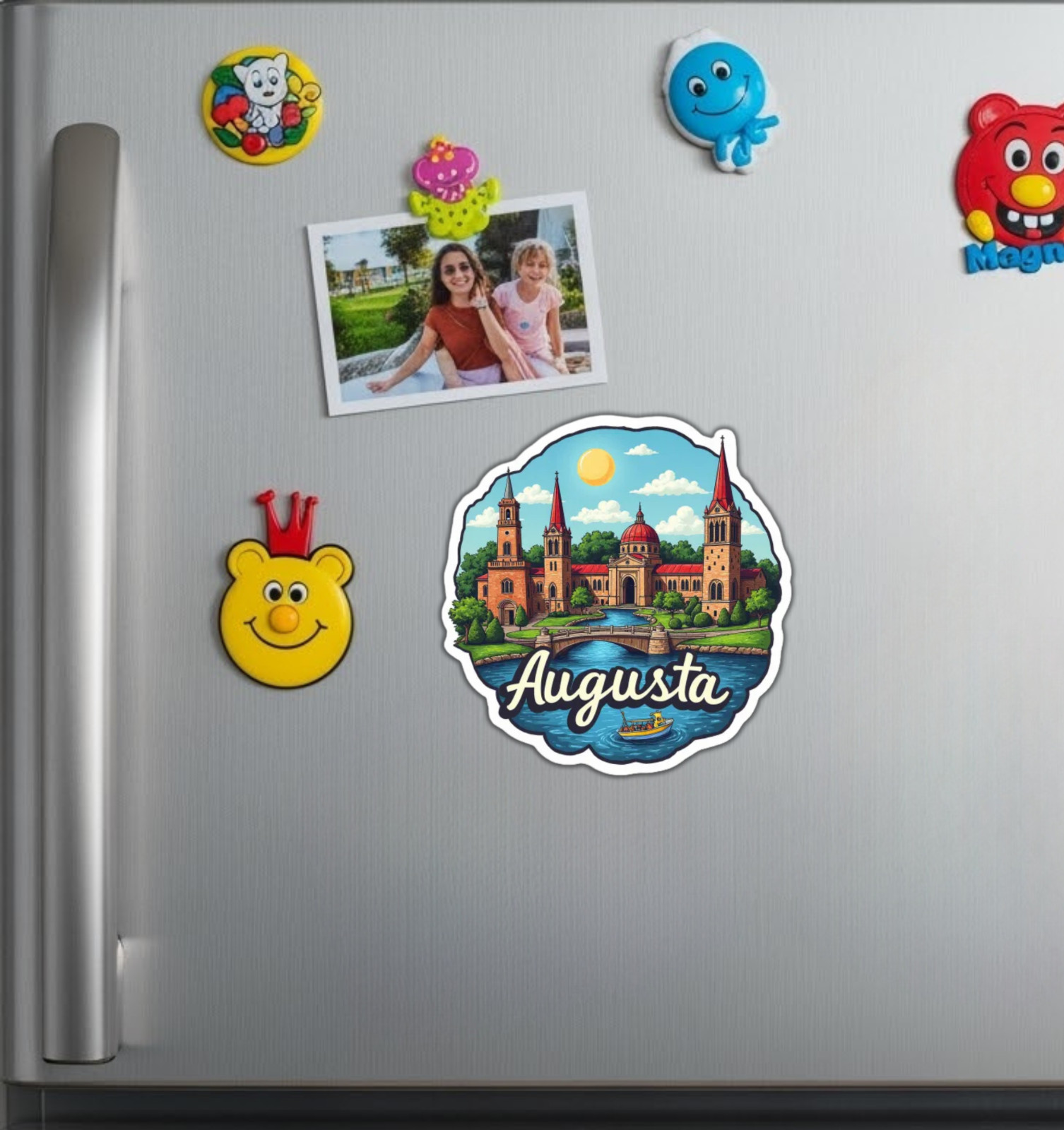 Augusta Georgia Fridge Magnet or Laptop Sticker