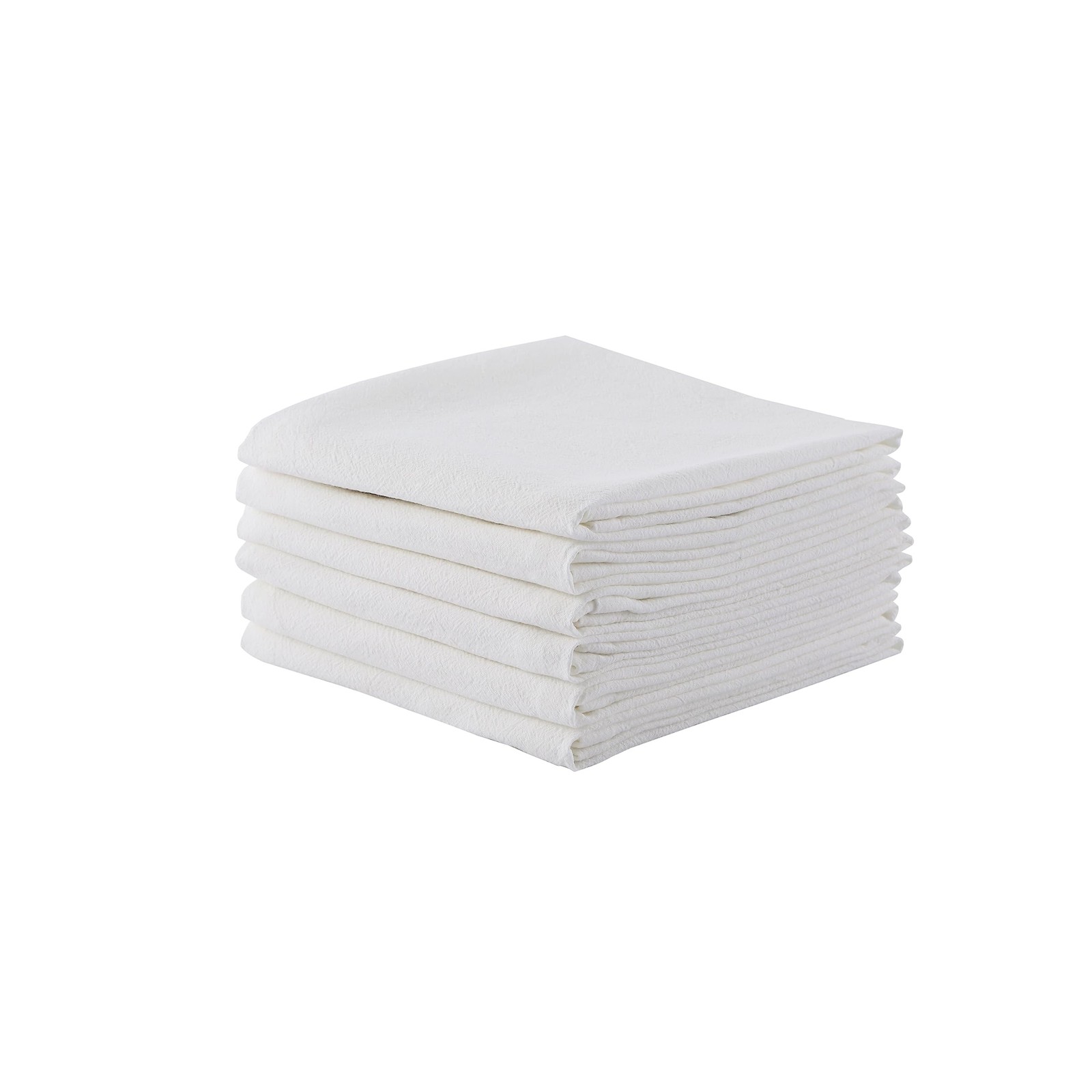 100% Cotton Flour Sack Dishcloths, Pack of 6, Highly Absorbent Kitchen Towels…