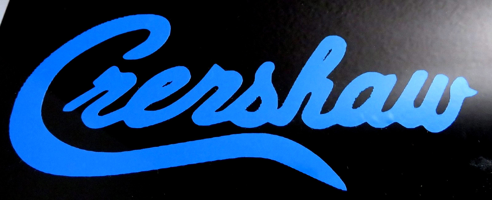 Crenshaw Vinyl Decal Sticker 2×8 Inches For Any Surface Waterproof 8/24