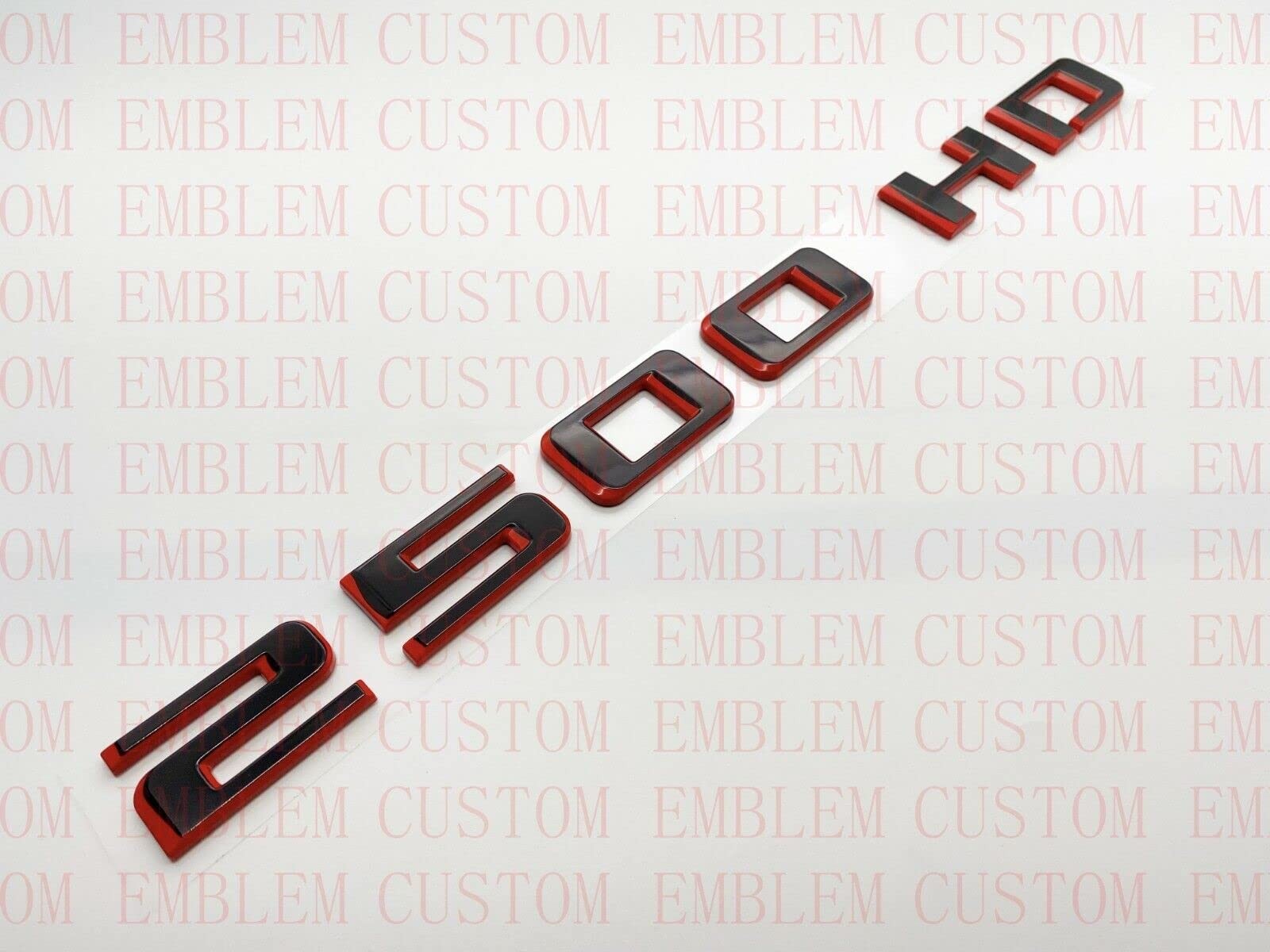 2pc 2500HD Door Emblem Badge Nameplate Sticker Compatible for 2019-21 Silverado