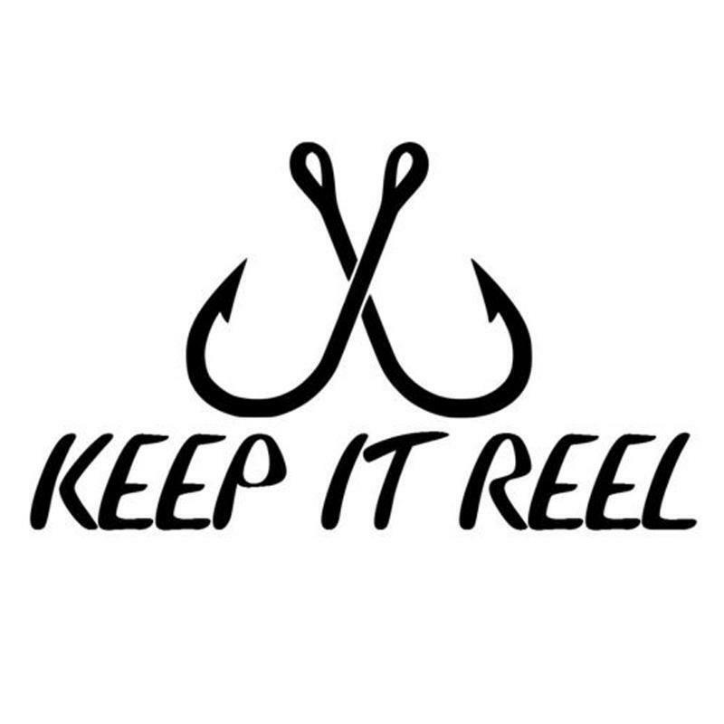 Vinyl Decal for Window – Keep It Reel (Fishing)