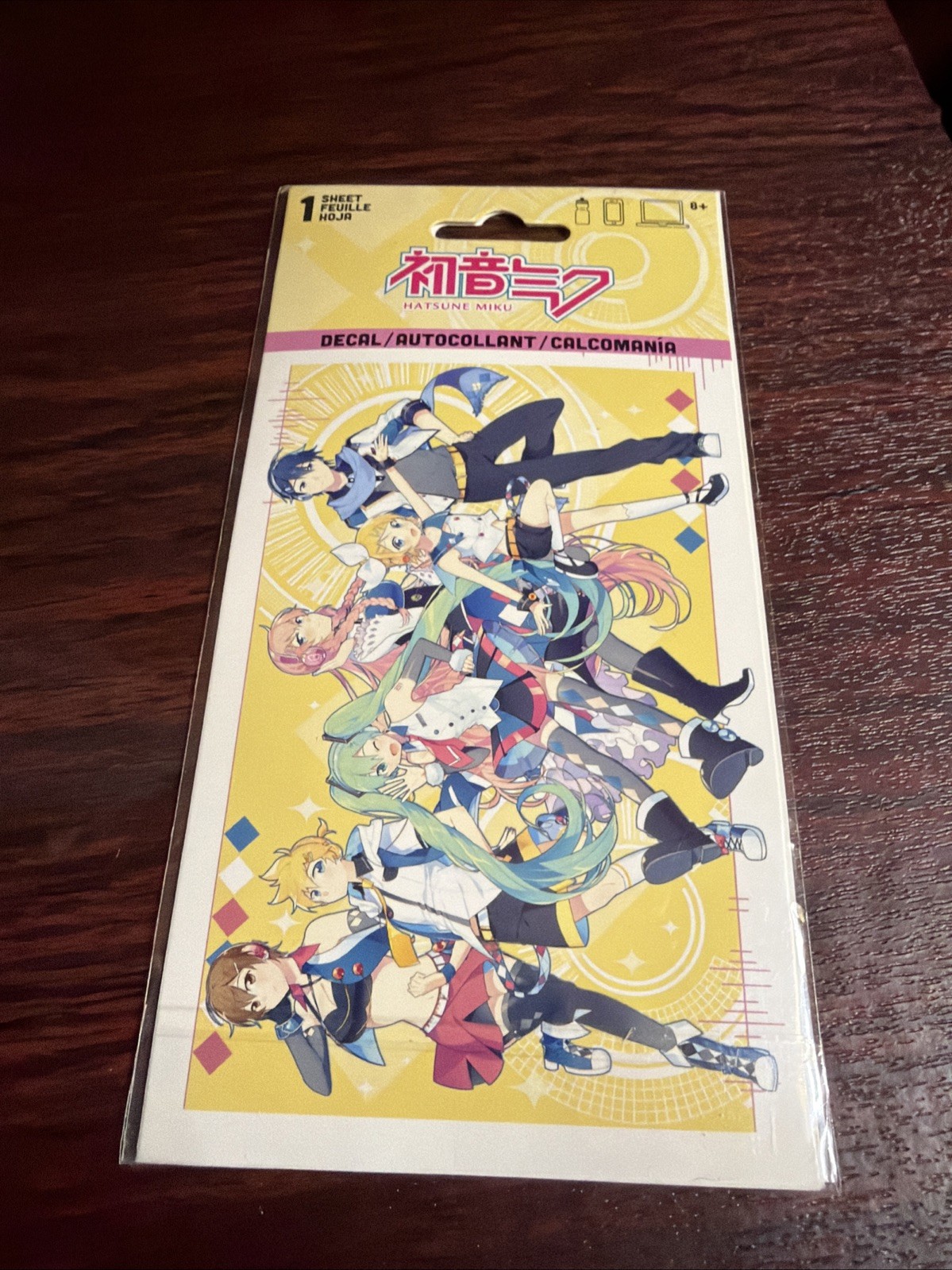 SANDYLION HATSUNE MIKU Decals by Trends International – NEW!