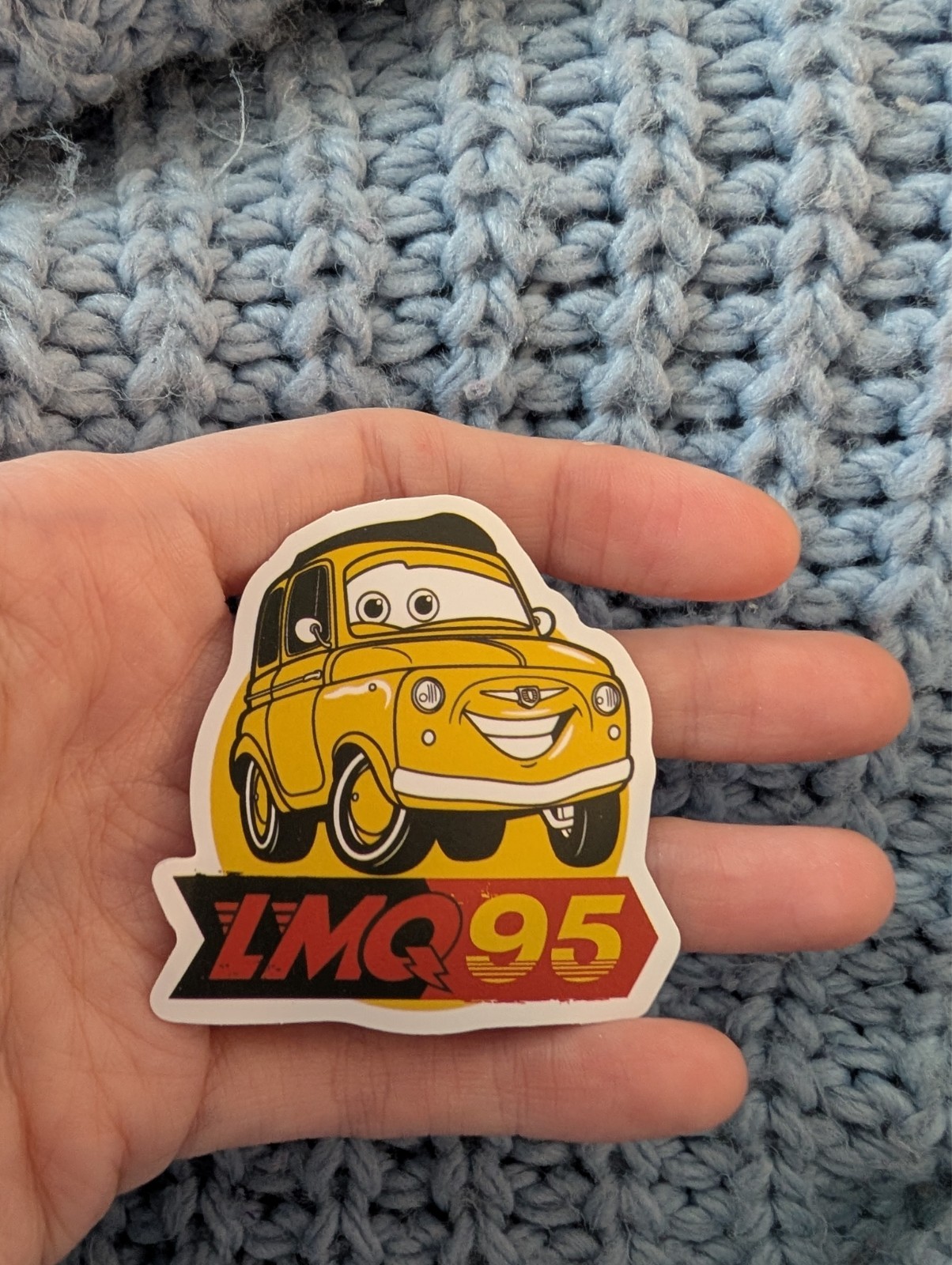 Cars, Pixar, Sticker, Disney, Lightning McQueen, Mater, Sally, Doc Hudson