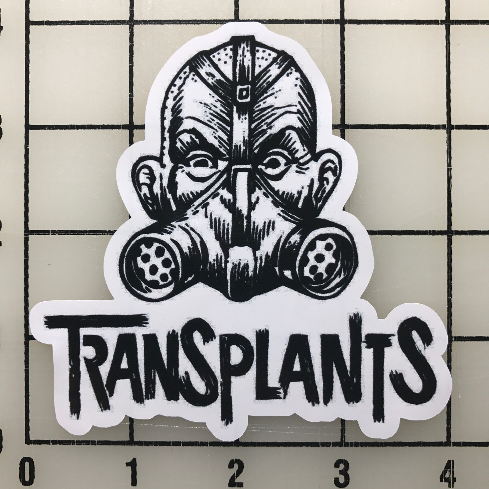 Transplants 4" Wide Multi-Color Vinyl Decal Sticker – BOGO