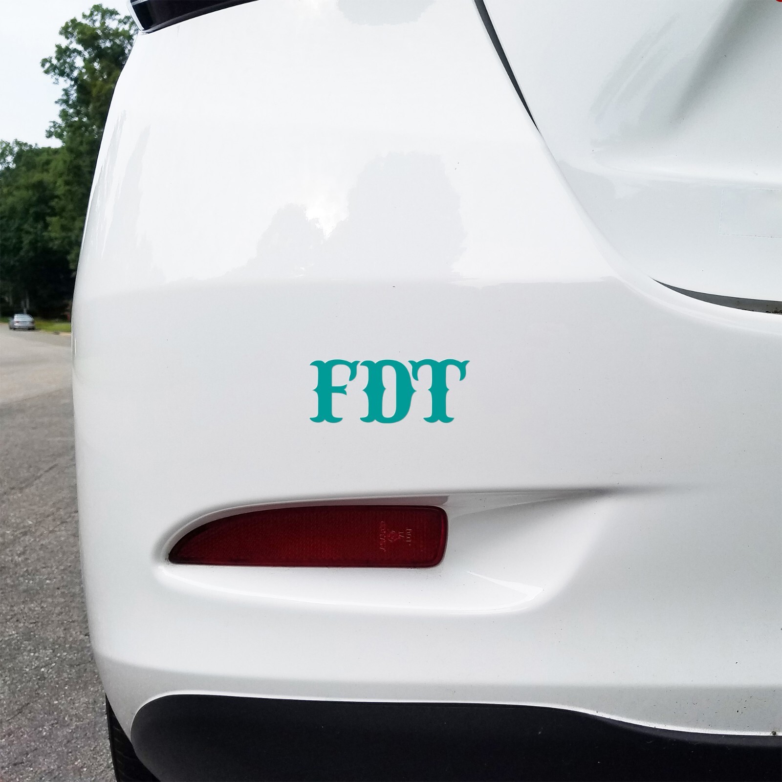 FDT Vinyl Decal Sticker V1 – Bold Protest Symbol – Waterproof for Car or Laptop