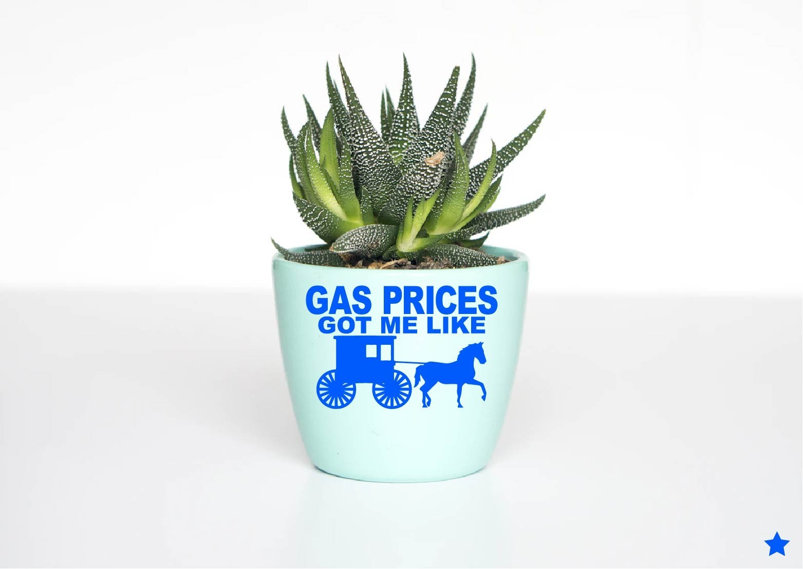 Gas Prices Got Me Like Amish Decal Sticker High Inflation Buggy Anti MAGA Trump