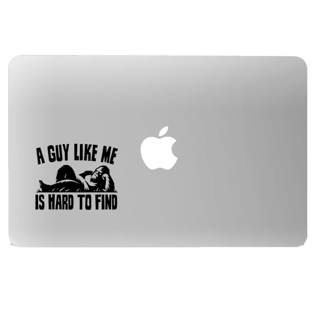 Funny Bigfoot Relaxing Decal Guy Like Me Is Hard To Find Sticker Vintage Humor