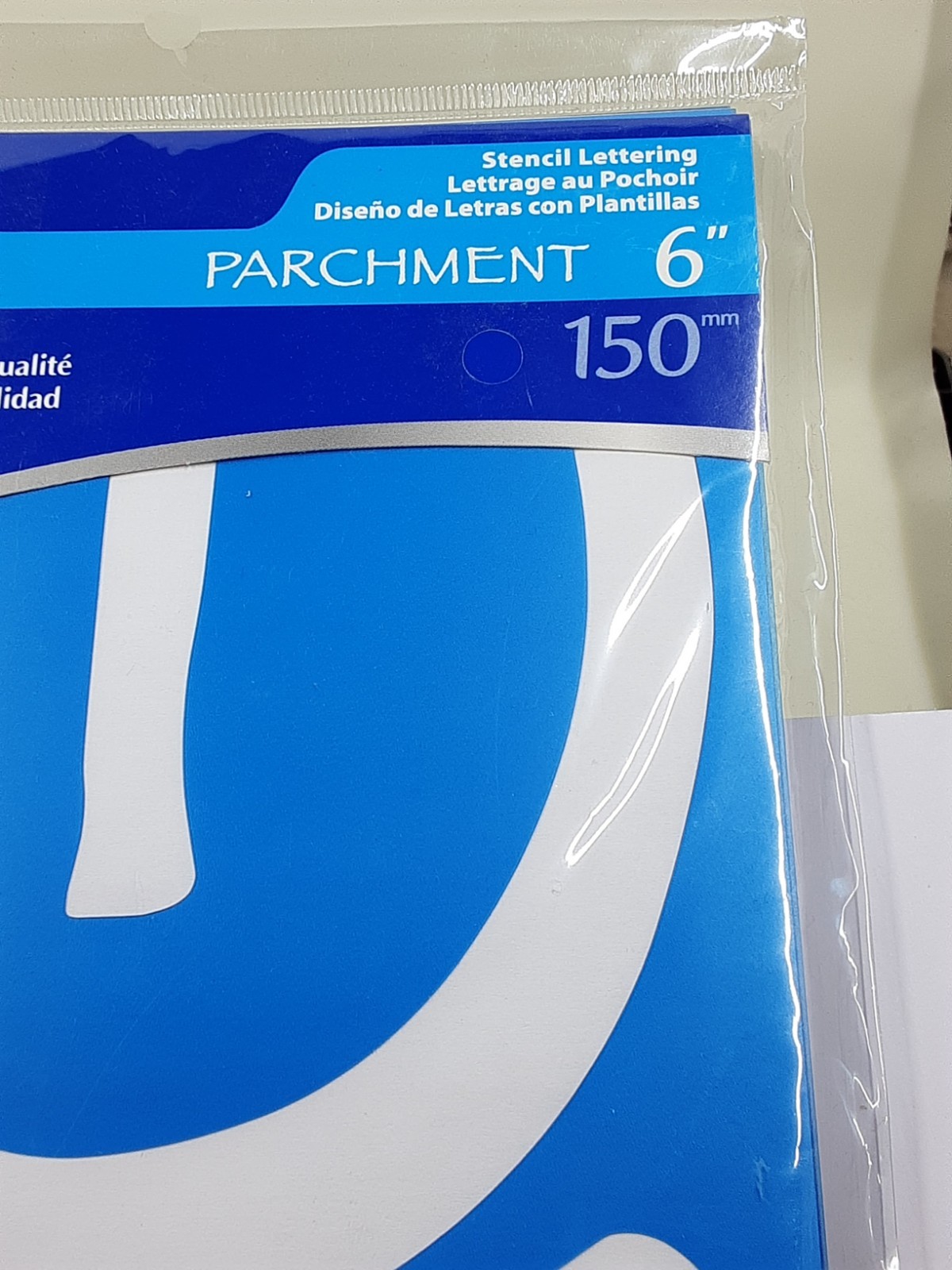 NEW Wescott Letter Craft Sencil Lettering 150MM Capitol Letters And Punctuation