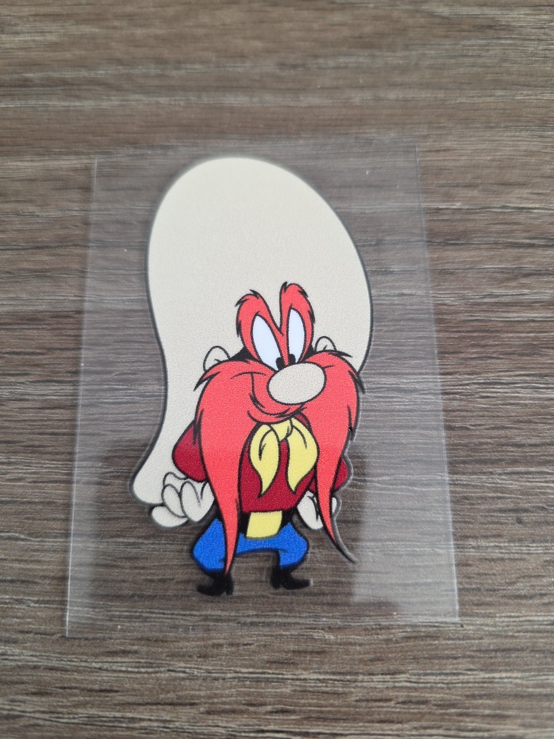 Yosimeti Sam Retro Vintage Cartoon Raised UV DTF Decal In Full Color 3in.