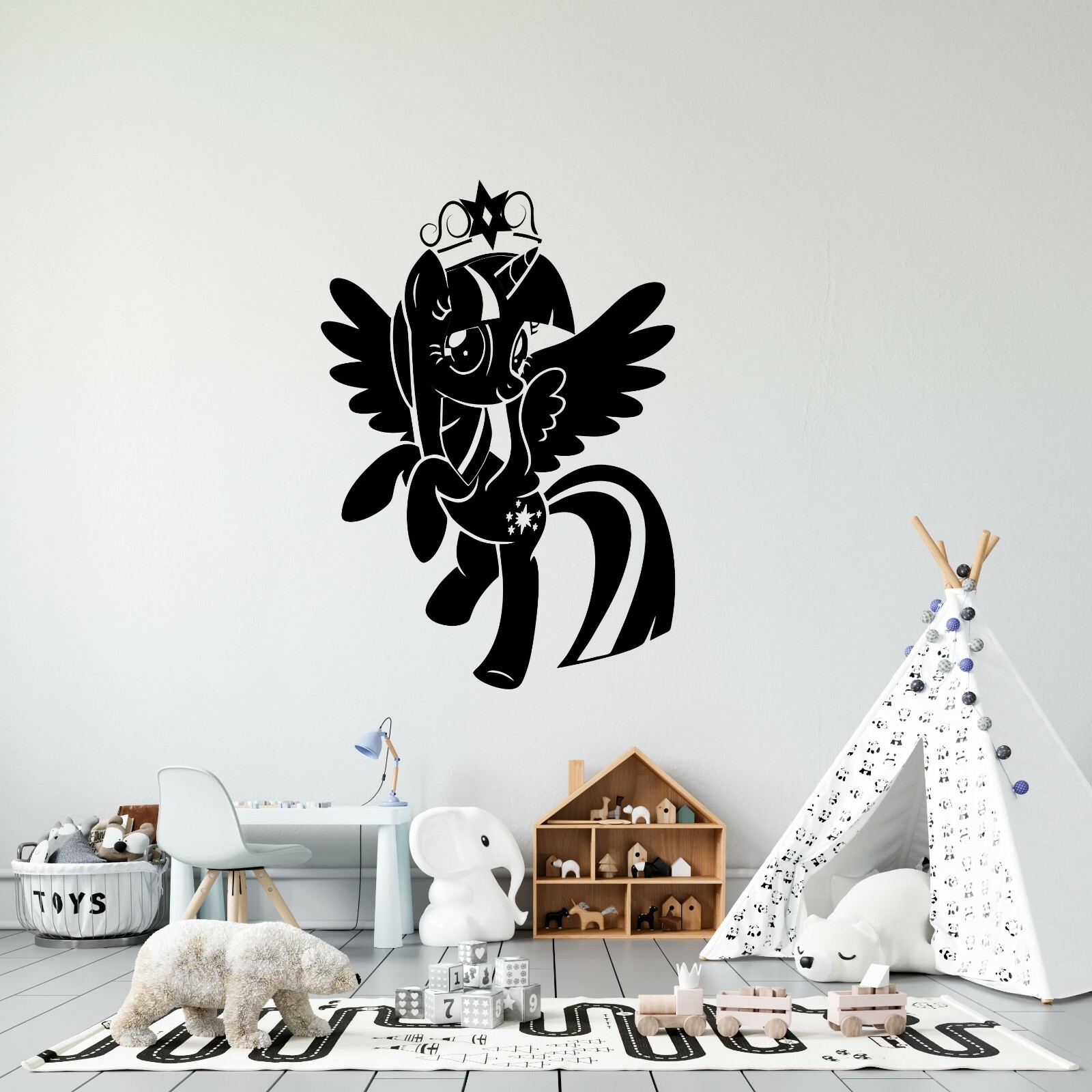 Twilight Sparkle My Little Pony Wall Decal – Vinyl Kids Bedroom Decoration 20×26