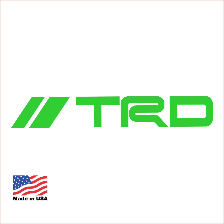 Toyota Racing Development TRD Decal – Many colors available – Free Shipping