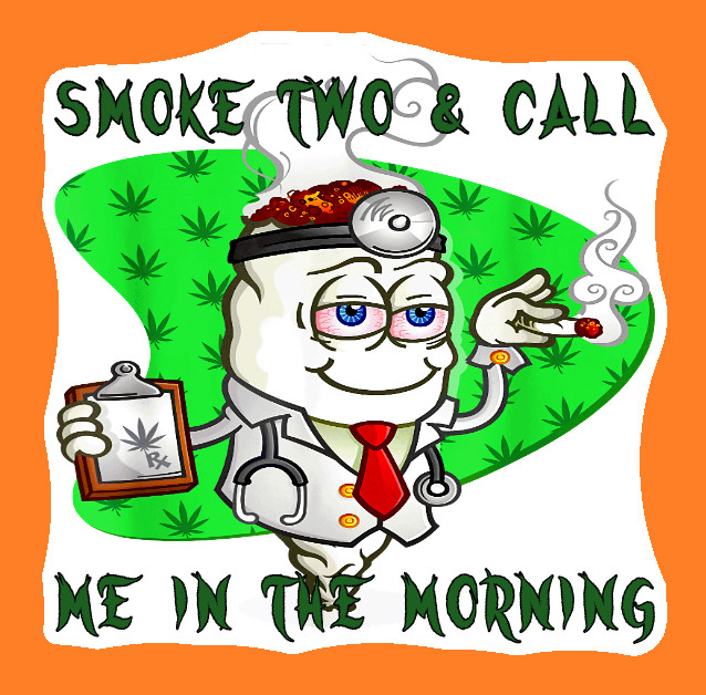 Dr Weed Joint Vinyl Decal Sticker Weed Tumbler Sticker 420 Stoner Gift