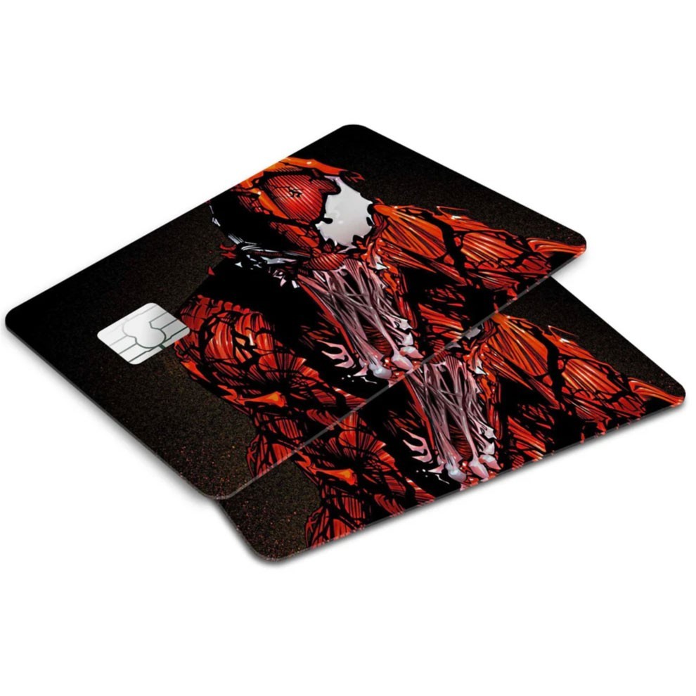 4 Pack Venom Credit Card Skin Symbiote Marvel Spider Decal Set Debit ATM Sticker