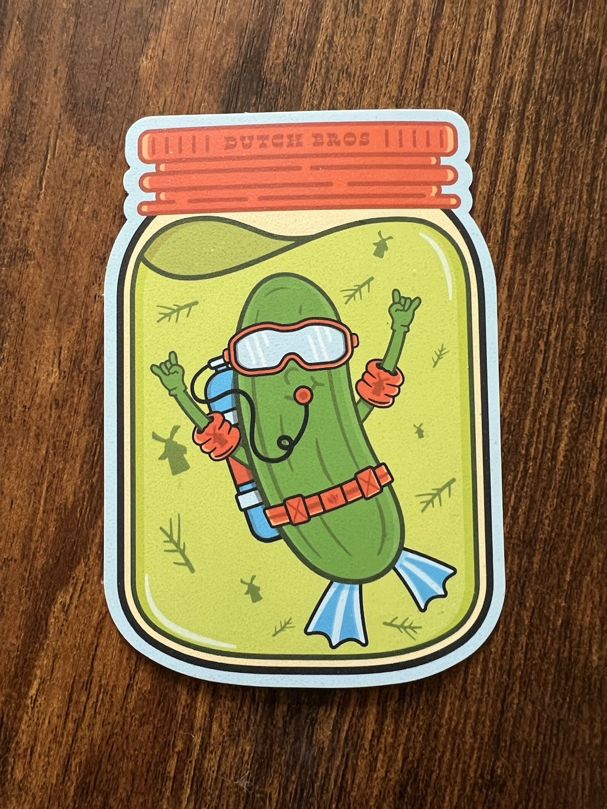 Dutch Bros Sticker – Pickle