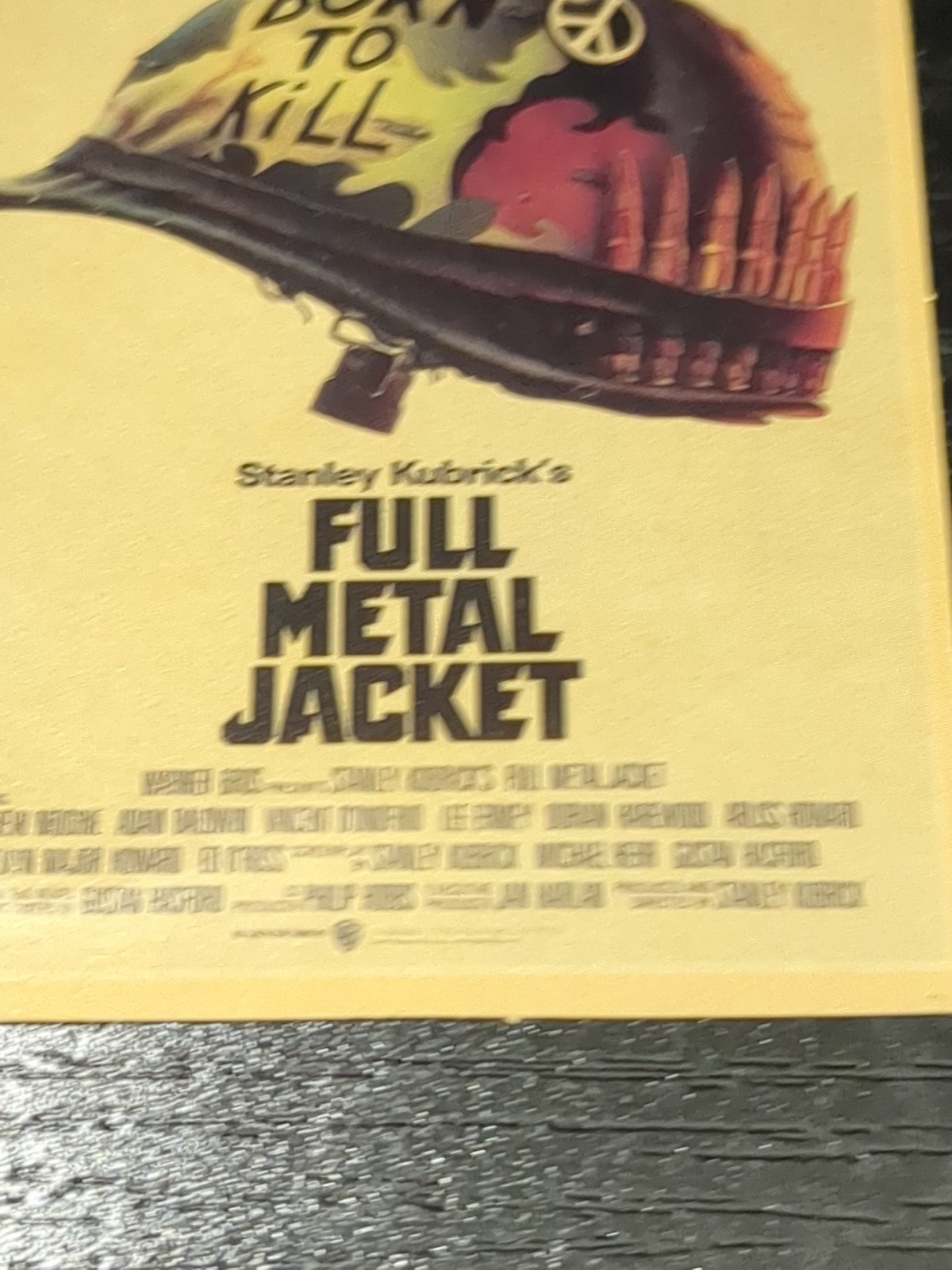 Sticker Full Metal Jacket 1987 Stanley Kubrick RARE Poster Artwork Philip Castle