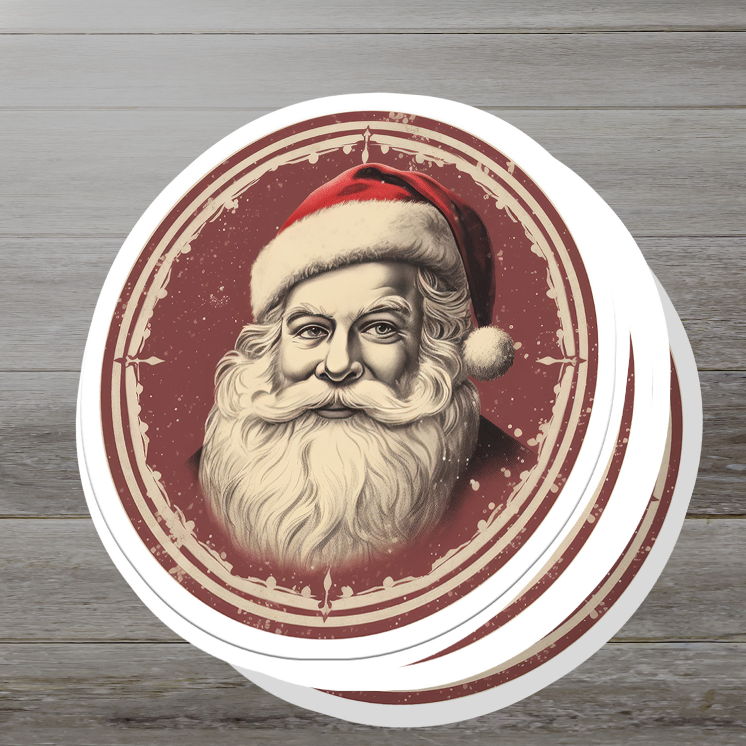 Santa Claus Vinyl Sticker – Bring the Magic of Christmas Anywhere