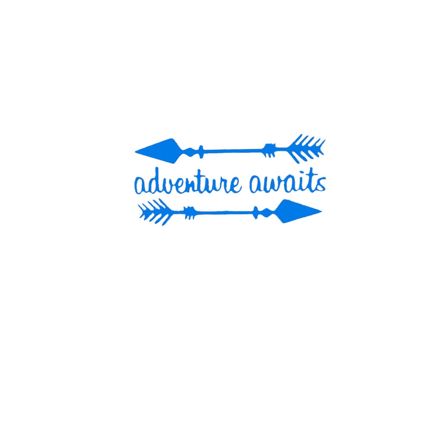 ARROW ADVENTURE AWAITS Vinyl Decal Car Truck Bumper Window most smooth surfaces
