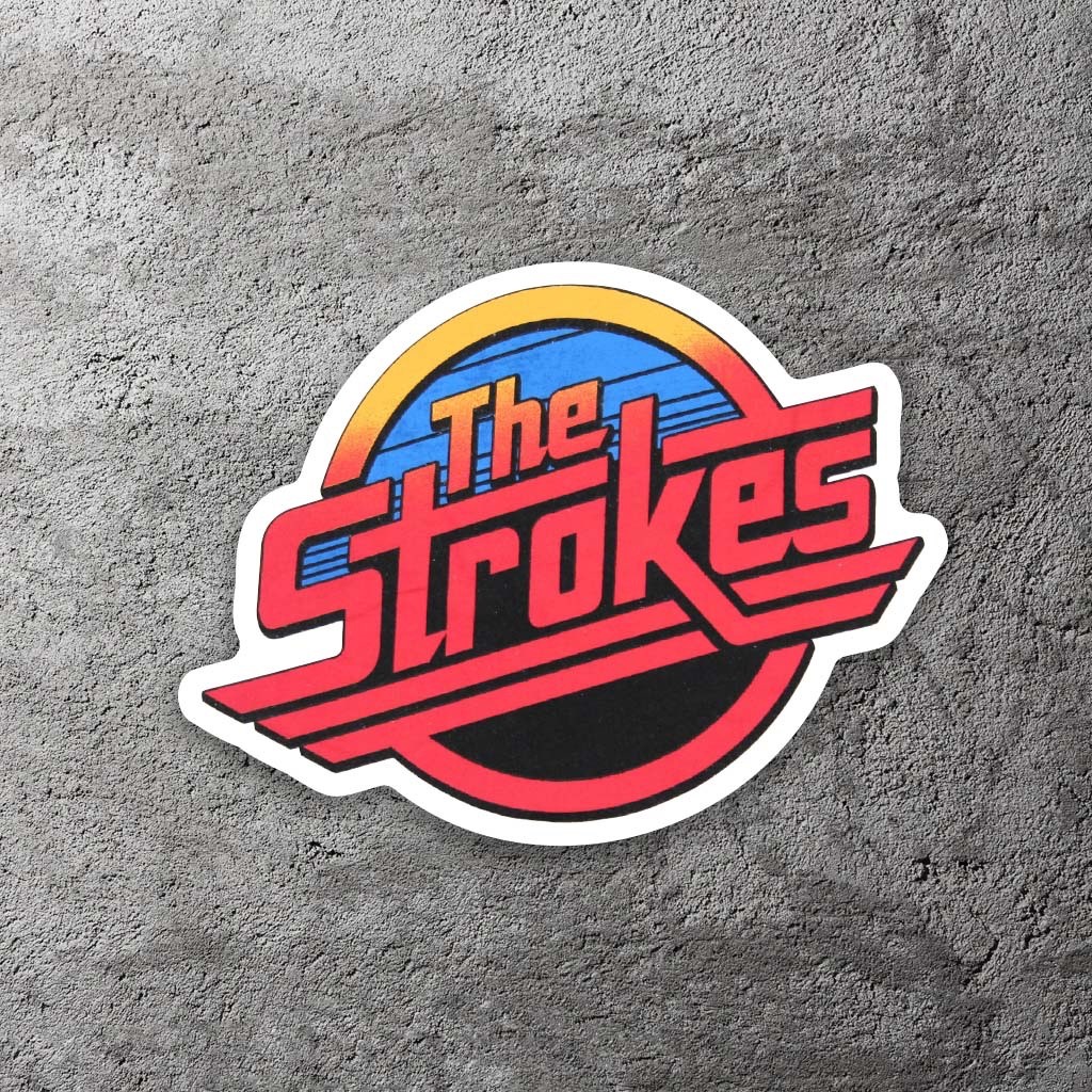 The Strokes 3.5" Wide Vinyl Sticker – Includes Two