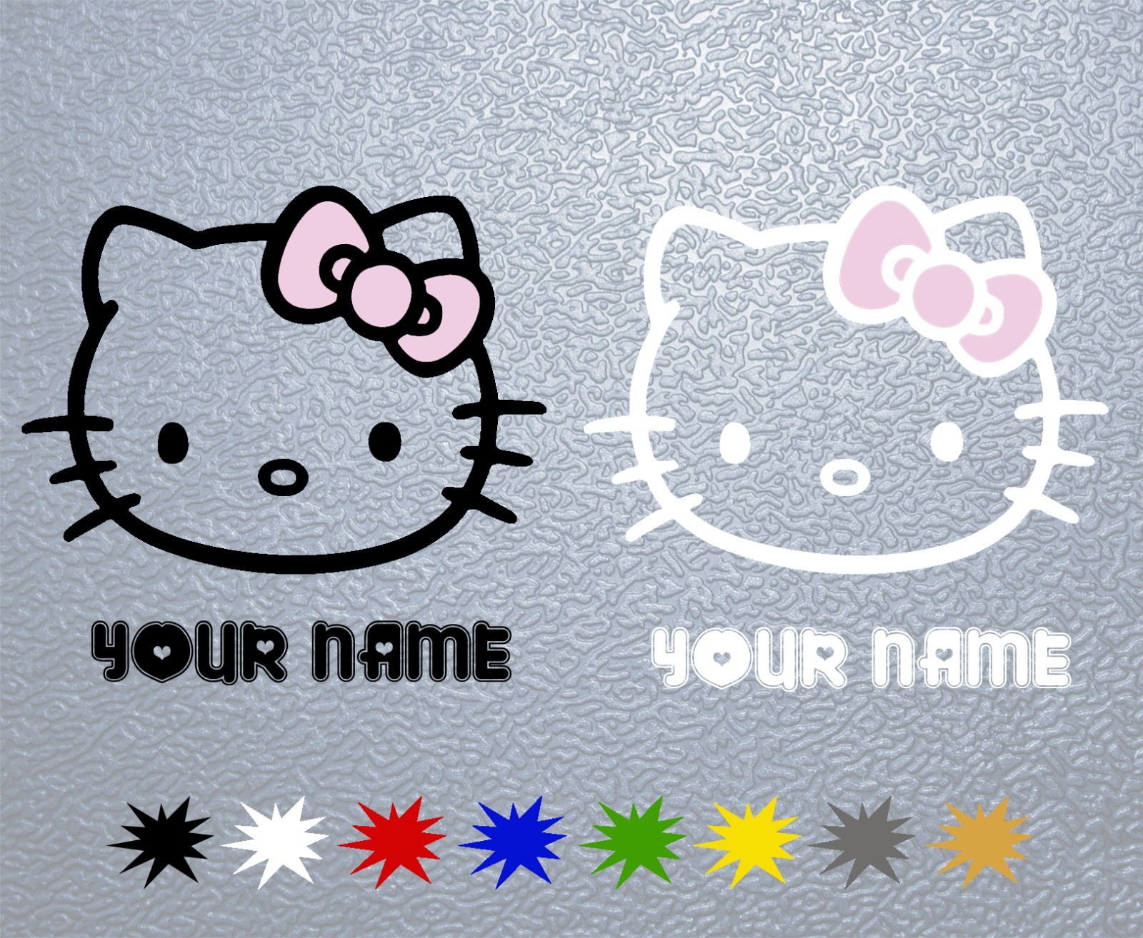 STICKER Hello Kitty Personalized PEGATINA DECAL VINYL AUTOCOLLANT AUFKLEBER