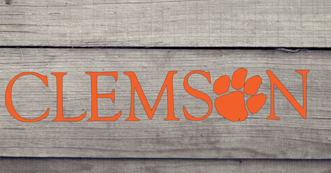 Clemson Tigers-Decal- LARGE – Vinyl Decals – National Champions