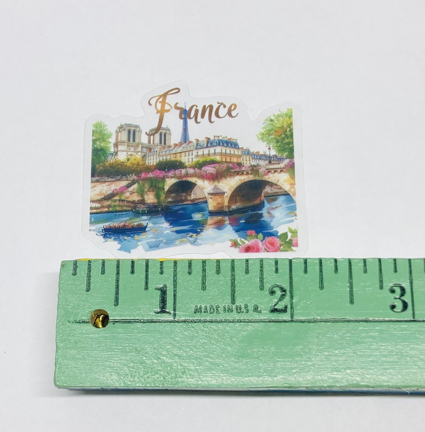 France Bridge Clear Transparent Sticker Travel City Art Decal Vinyl Souvenir Tc6