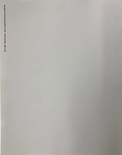 Plain White Addendum Car Window Stickers with Adhesive (Blank) 250 Qty. (8.5