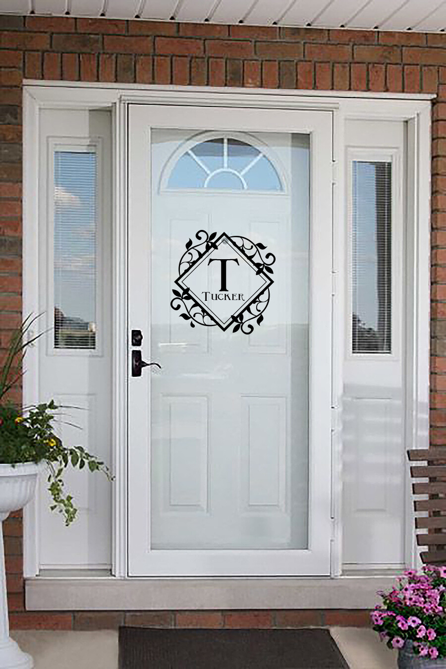 Monogram Decals – Free Shipping, Door Decal, Wall Decal, Door Art, Home Decor