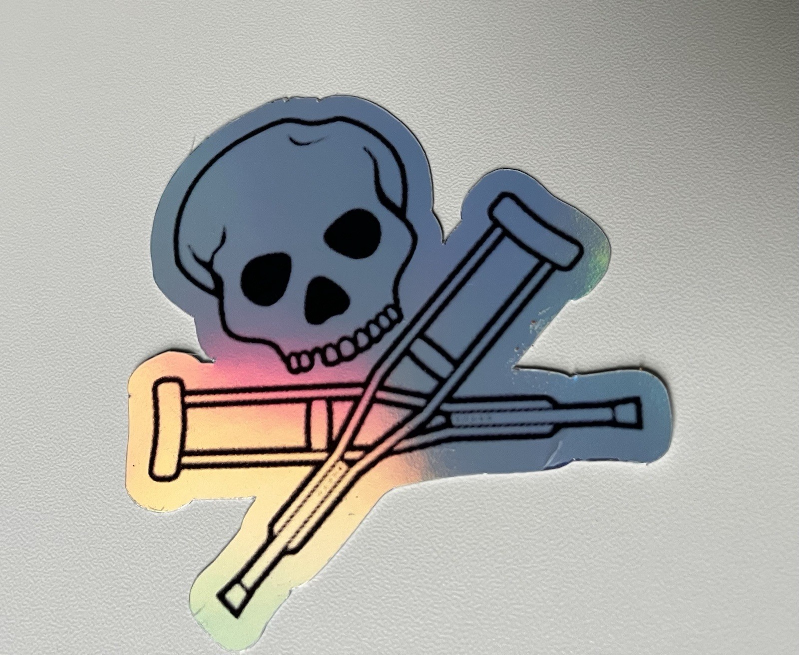 Jackass Skull Logo 3 Inch Waterproof Holographic Vinyl Sticker