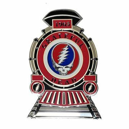 GRATEFUL DEAD – 1965 TRAIN – METALLIC STICKER – 3.25 x 4.75 – BRAND NEW 8442